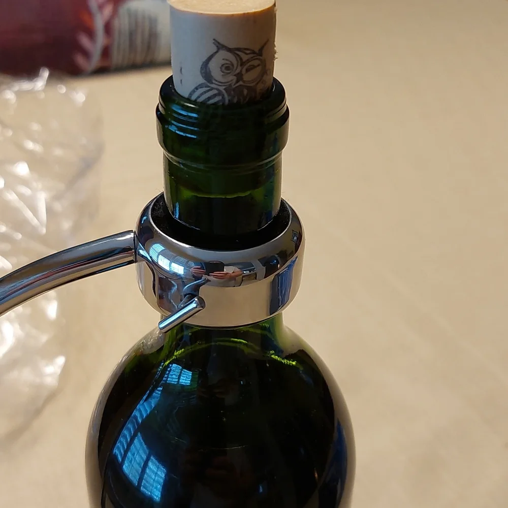 German Steel Cilio Wine Bottle Holder Pourer NEW